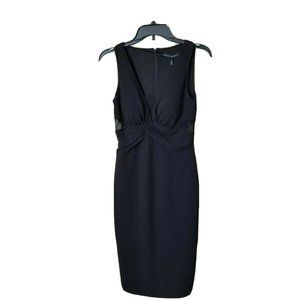 White House Black Market Size 0 Black Mesh Dress